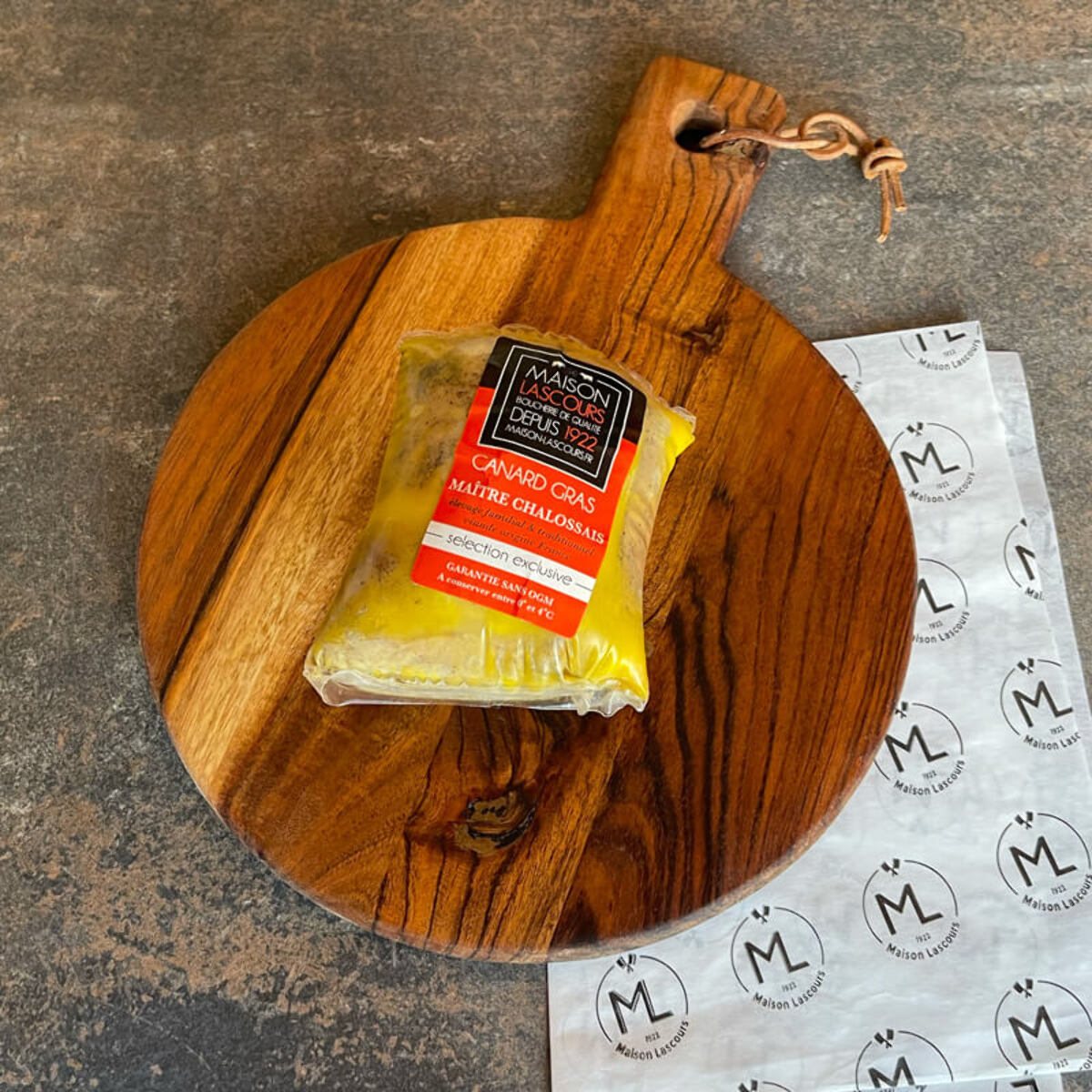 2 x Foie Gras de Canard Entier Mi-Cuit sélection Lascours 800g