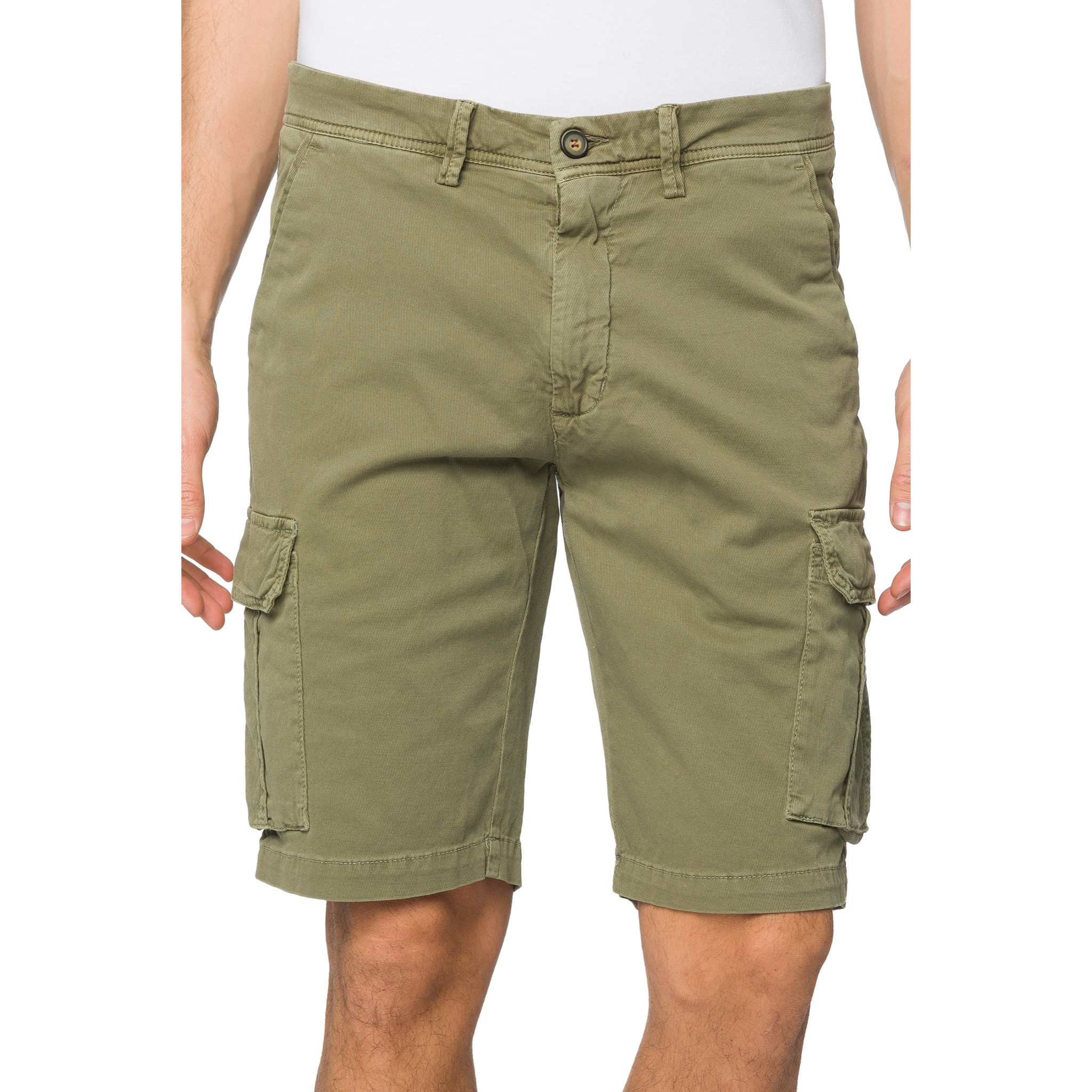 Bermuda Hot Buttered Contiki Verde militare