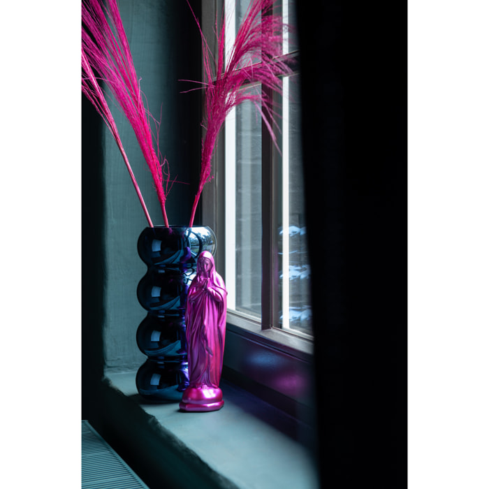 J-Line vase Rups - verre - bleu - 30 cm de hauteur