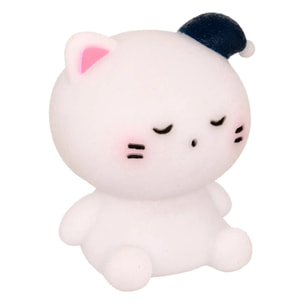 Veilleuse souple chat H.9cm à piles