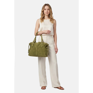 Borsa a mano da donna Made in Italy - Modello Celeste Plus - 100% pelle - 20.0 x 28.5 x 41.0 cm
