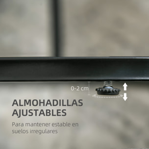 Juego de 2 Mesas de Centro, Mesa Nido Moderna, Mesitas Auxiliares, Tablero con Efecto Mármol, Marco de Acero, para Salón, Dormitorio, Negro