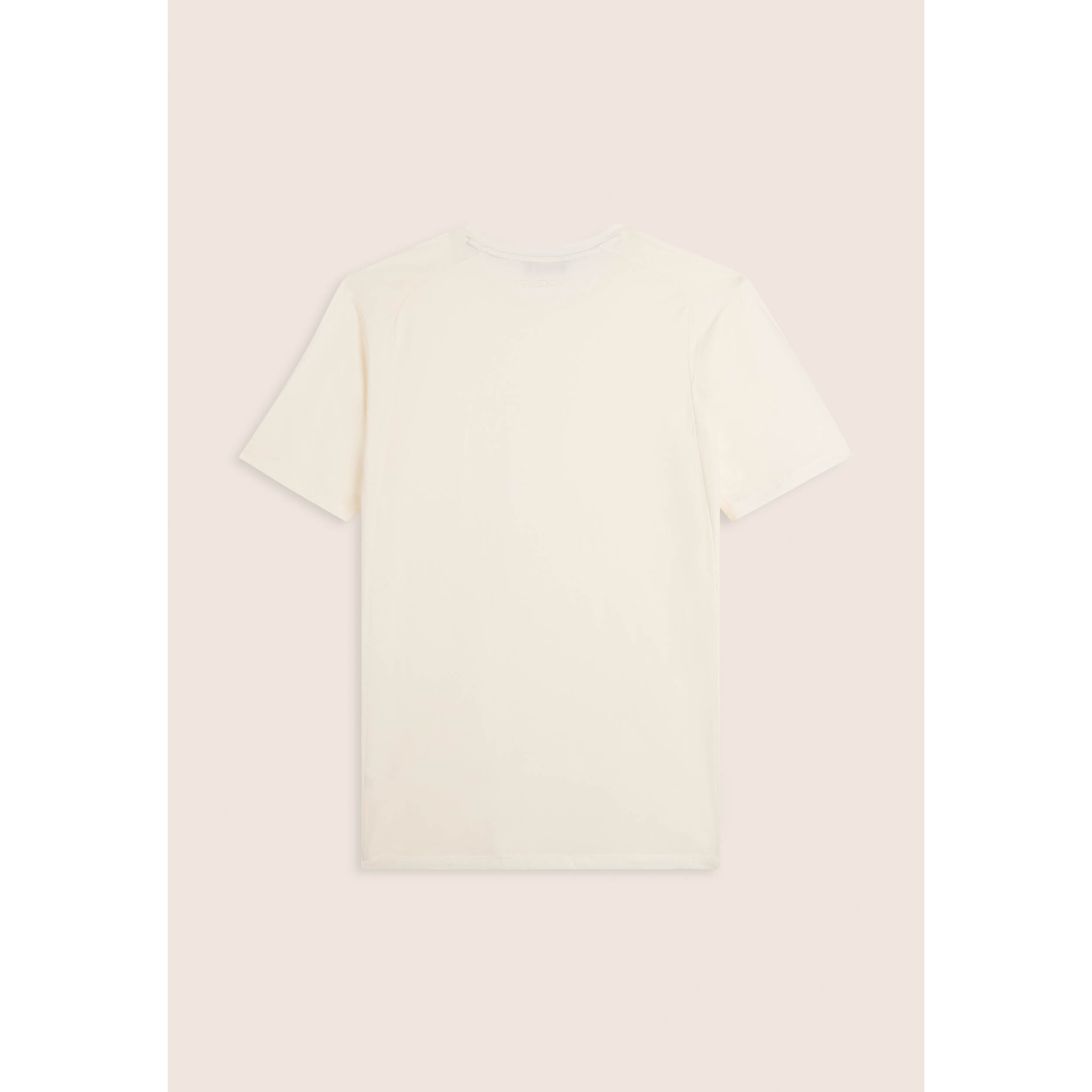 T-shirt regular con spalle raglan e doppia stampa lucida