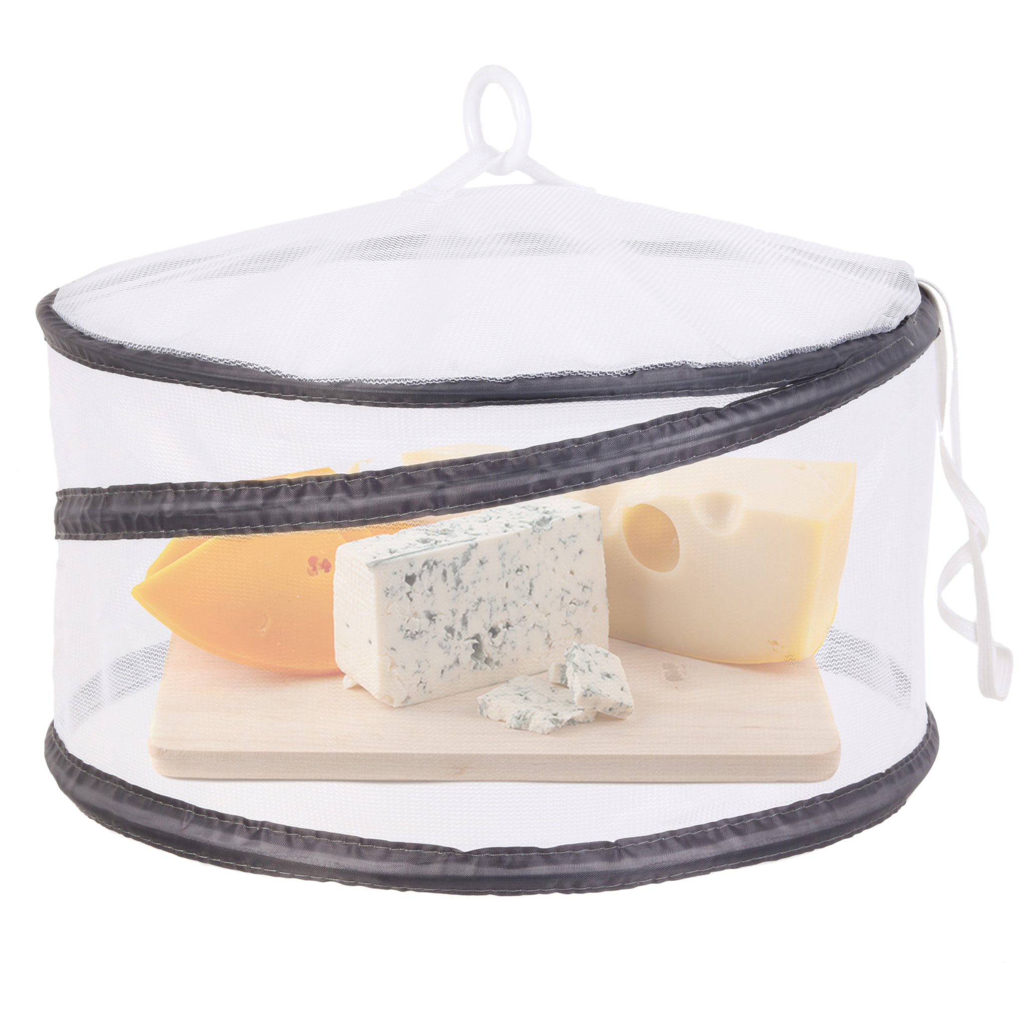 Cloche Alimentaire - JE CHERCHE UNE IDEE - Protection Insectes - Blanc et Gris