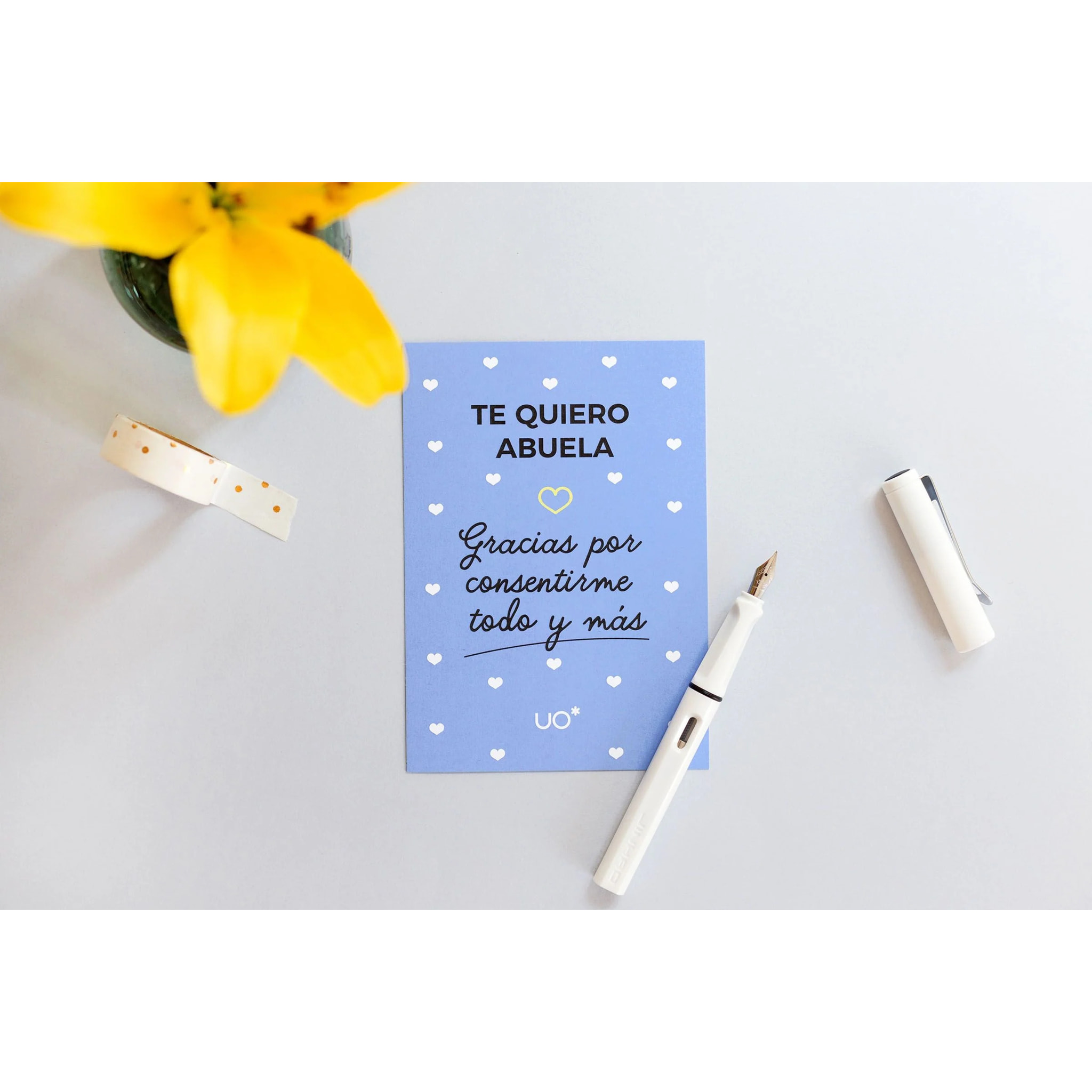 Postal "Te quiero abuela"