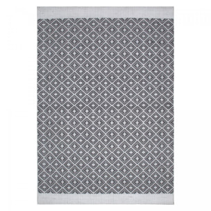 Tapis Kilim épais Muve, tissé à plat à à la main à base de plastique recyclé