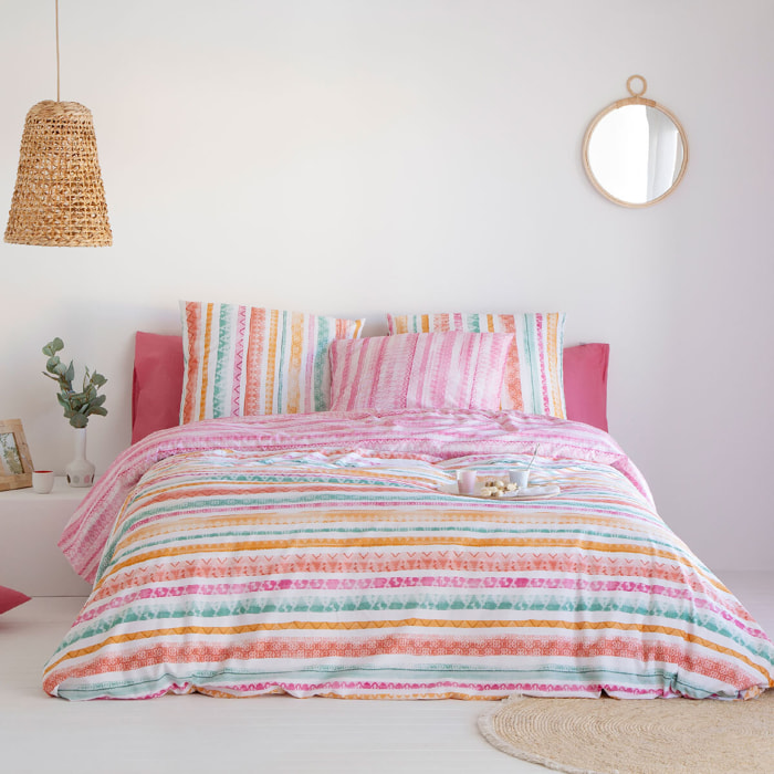 2 Taies d'oreiller en coton 65x65 cm TRIBE B