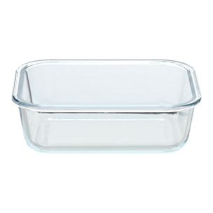 Bergner NATURALLY Hermético de 650ml en vidrio de borosilicato