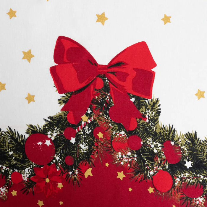 Nappe coton Flosi 140x240cm blanche