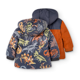 Parka reversible de bebé niño