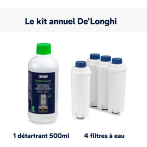 Détartrant anti-calcaire DELONGHI expresso broyeur 12 mois