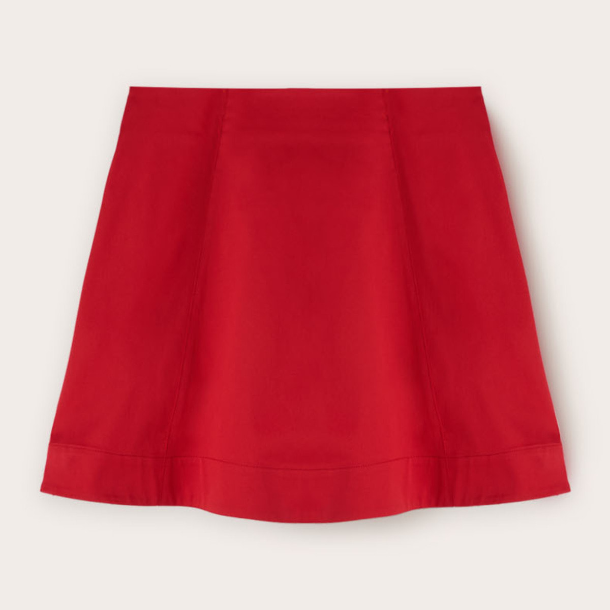 Motivi - Gonna corta flare - Rosso