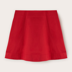 Motivi - Gonna corta flare - Rosso
