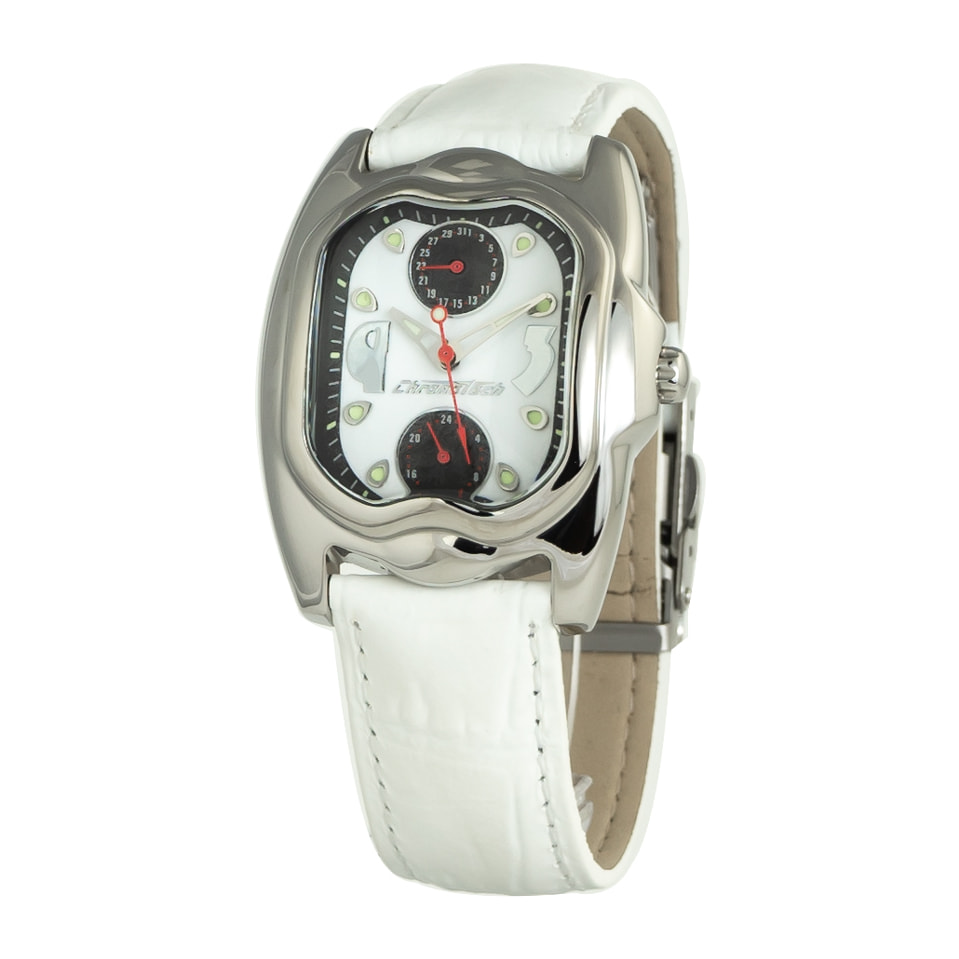 Reloj Chronotech CT7220L-07 Mujer Analogico Cuarzo con Correa de Piel