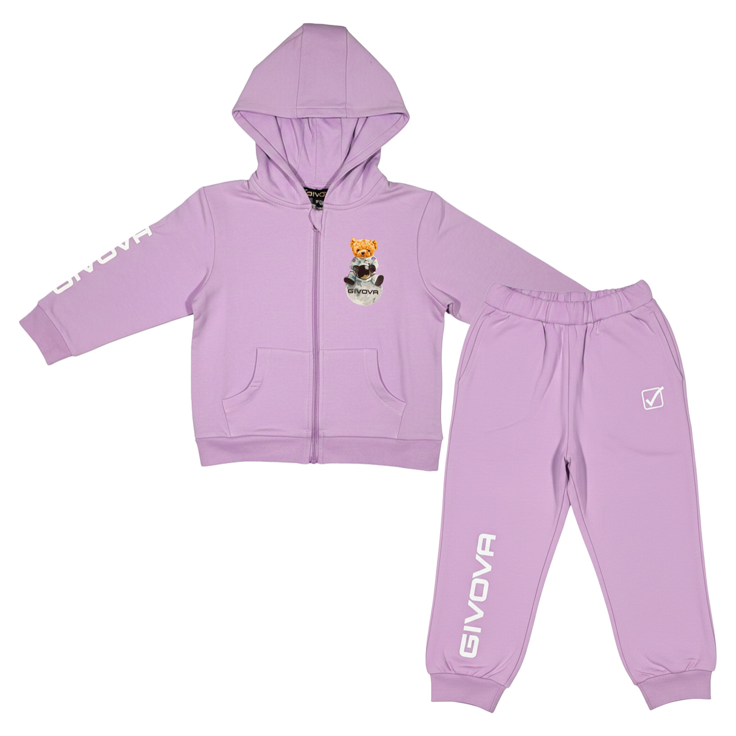 Tuta Bambina GIVOVA 9 / 36 Mesi Cotone Felpato