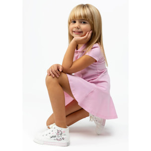 Zapatillas Altas De Niña Estampado Unicornio