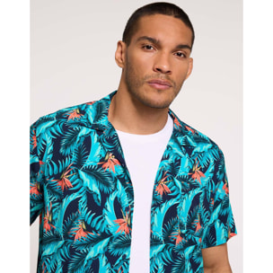 Camisa Manga Corta Azul - Amazonia