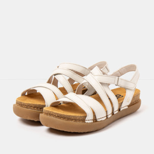 Sandalias 1714 MULTI CREAM /RHODES color Cream