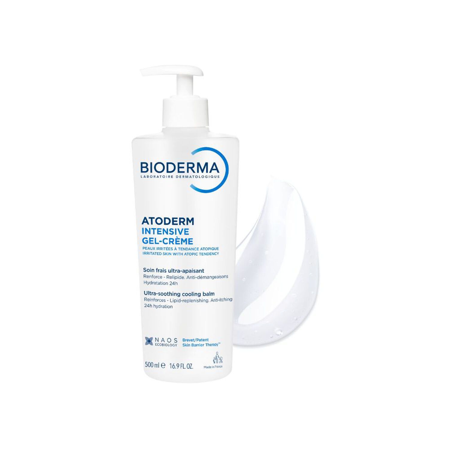 Atoderm Intensive Gel-Crème - Soin Frais Ultra-Apaisant Peaux sensibles