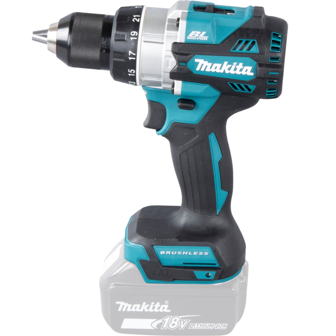 Set de 10 máquinas de 18V (DCL180 + DHP486 + DTD154 + DGA506 + DHS680 + DHR243 + DTM51 + DJR183 + DJV182 + DBO180) - MAKITA - con 5 baterías de 18v 5Ah y Makpac- LOT0309