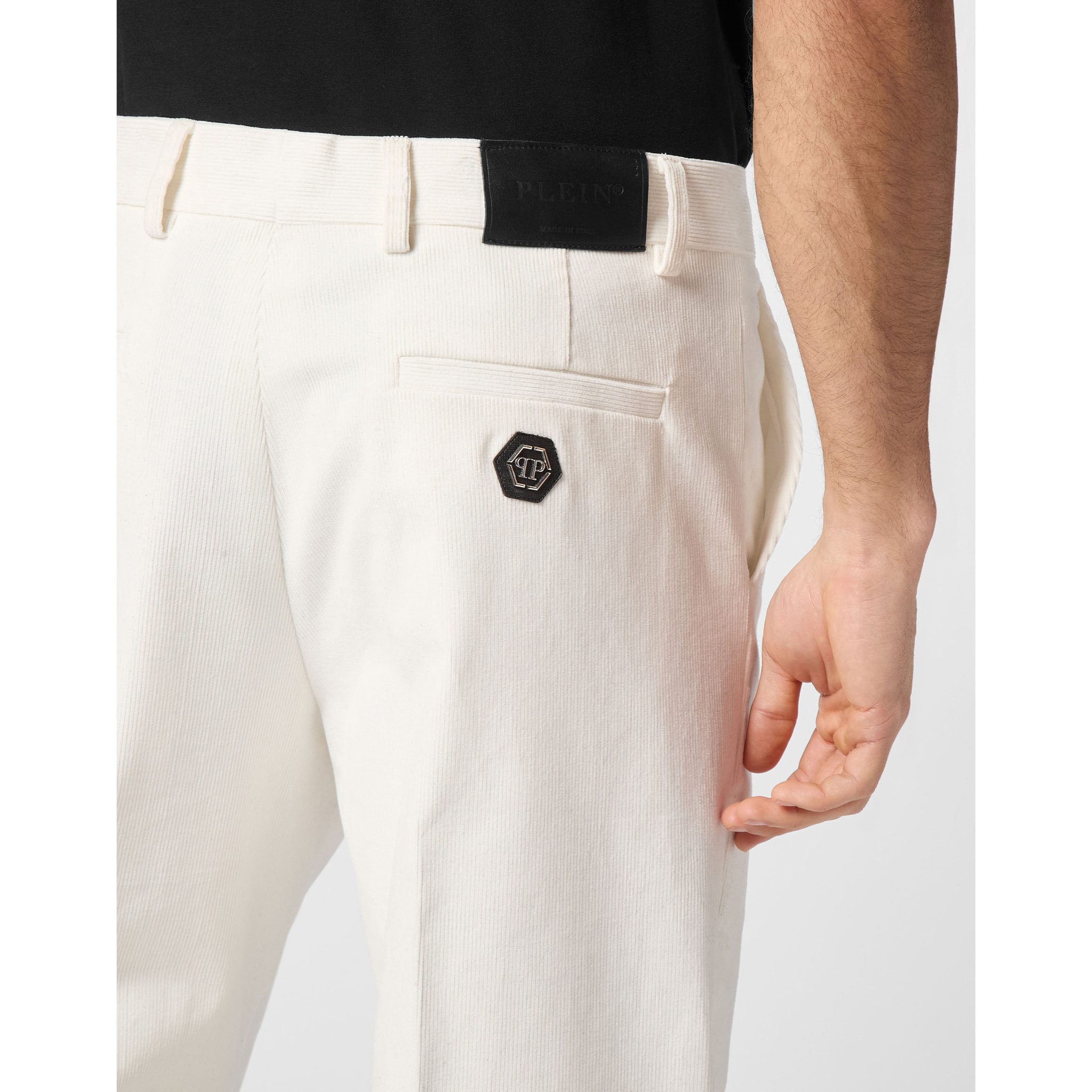 PHILIPP PLEIN Pantaloni a gamba larga
