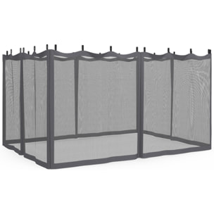 Moustiquaire pour pergola bioclimatique 4x3m