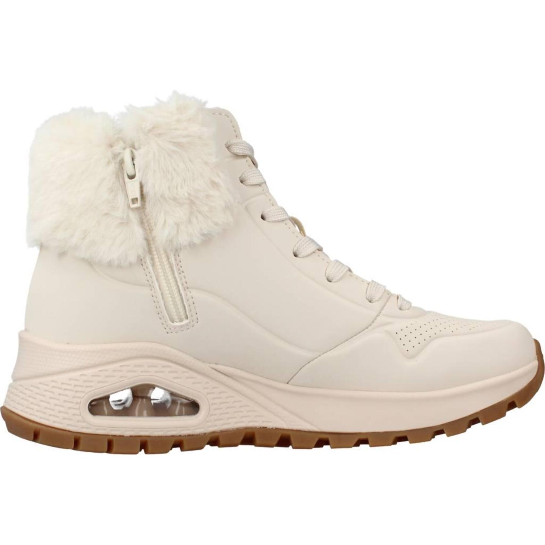 Botines Mujer Uno Rugged Fall Air Beis