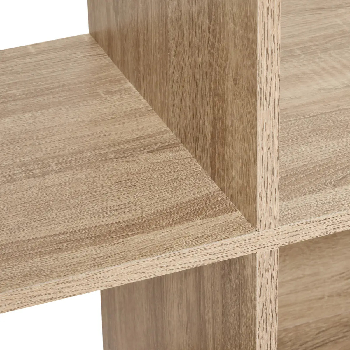 Étagère escalier 6 cases "Mix N' Modul" effet chêne naturel