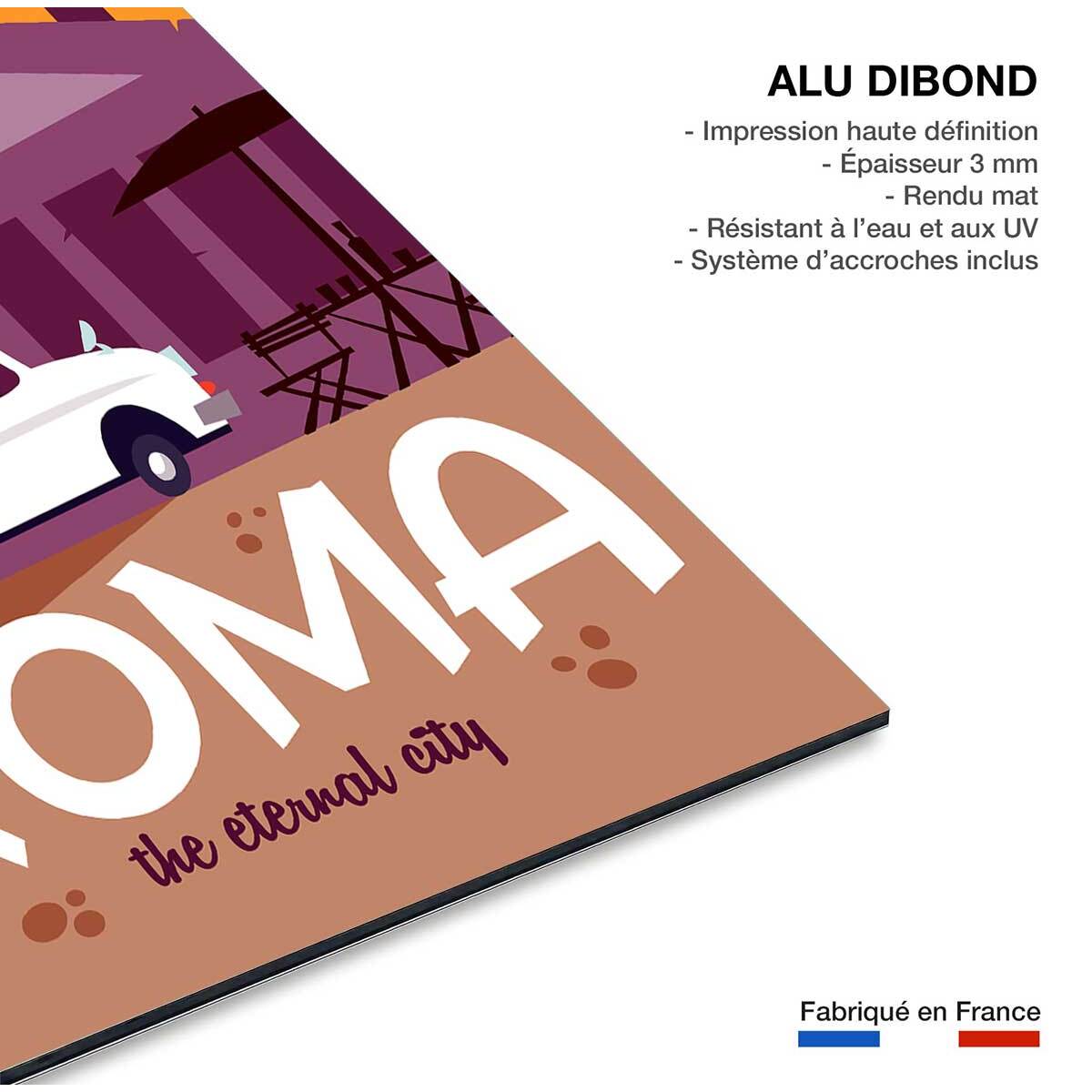 Tableau voyage à rome Tableau alu Dibond