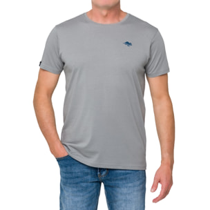 T-shirt in cotone 180 gr Hot Buttered Mistral grigio chiaro