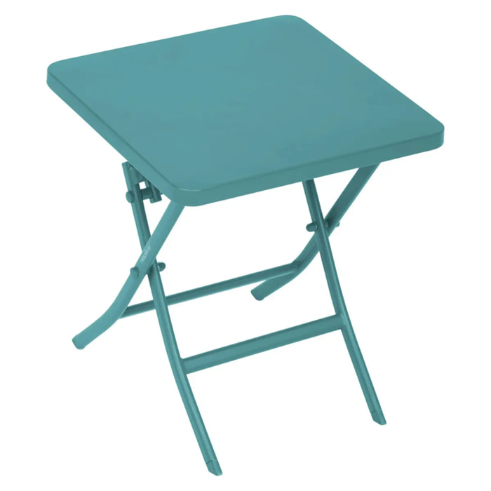 Table d'appoint de jardin Greensboro 40x40cm vert opale