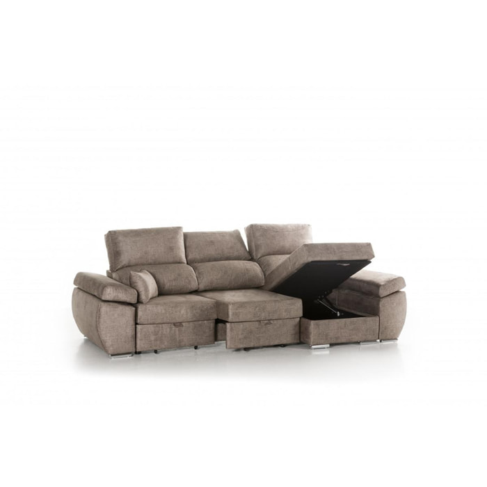 Chaiselongue Reversible Indico Visón Derecha