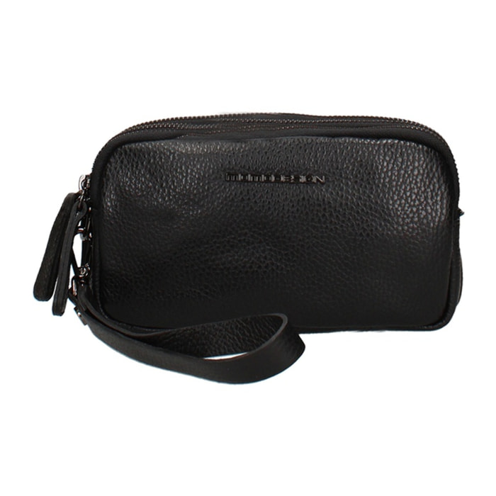 Pochette da uomo - Modello Erebo Chic - 100% poliuretano - 12.0 x 10.5 x 6.0 cm