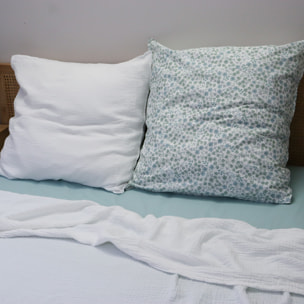 Drap plat en gaze de coton, SIMPLEMENT GAUFRÉ