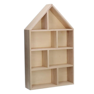 Bacheca in balsa a forma di casetta cm30x50x8