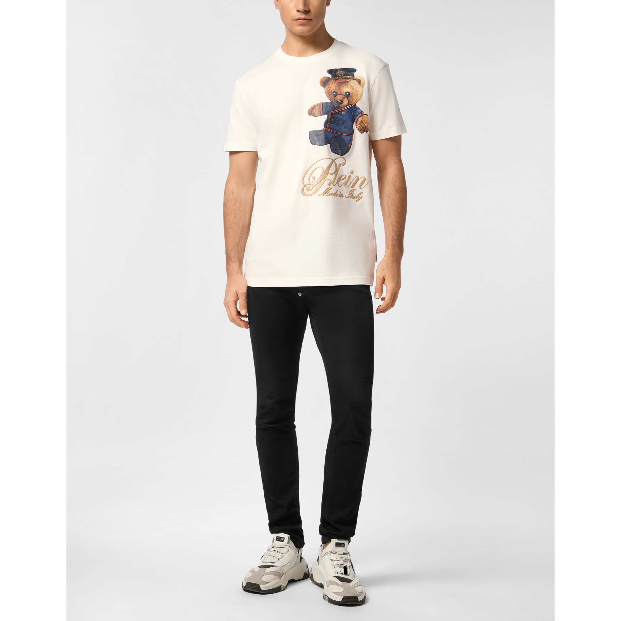 PHILIPP PLEIN Maglietta girocollo Ss TEDDY