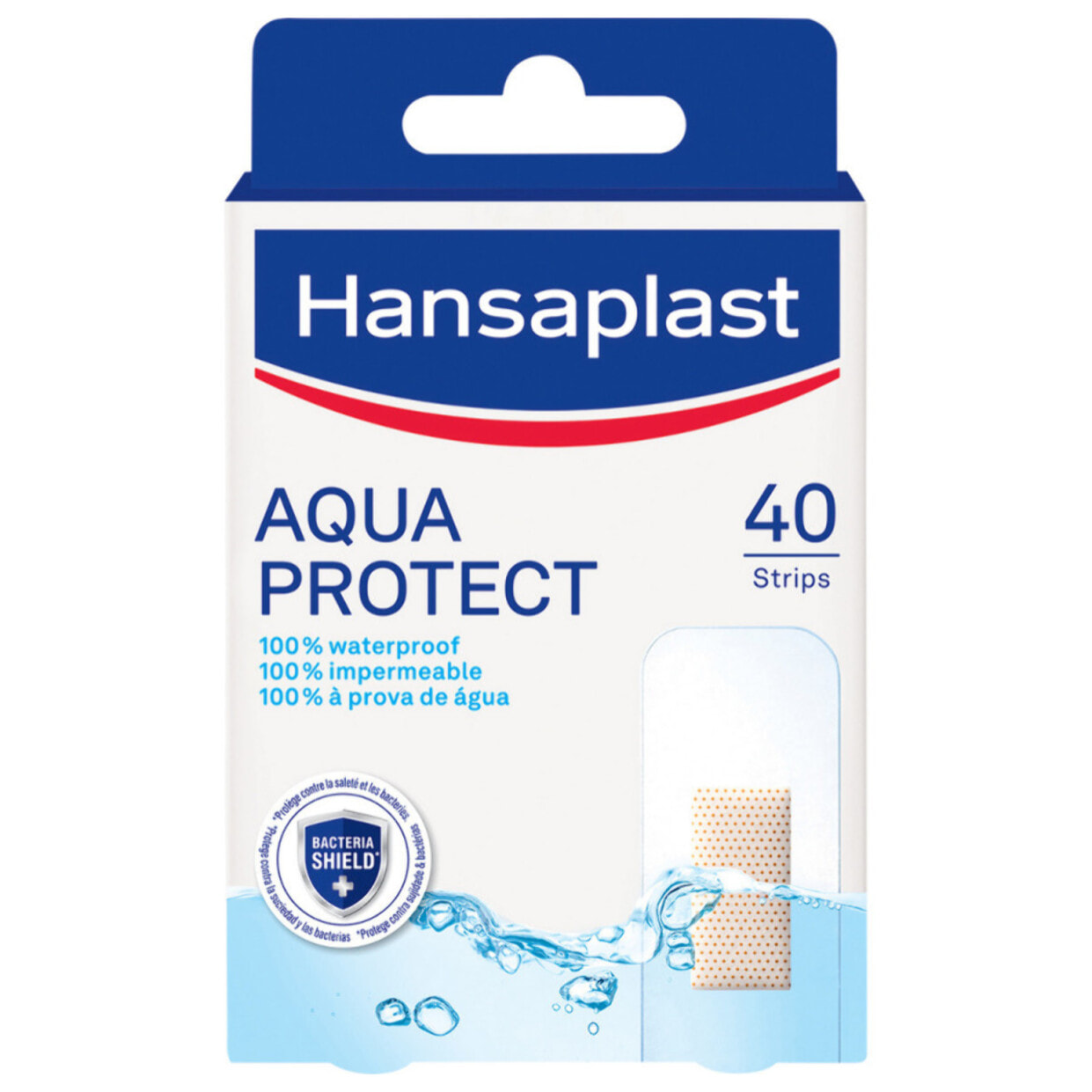 Pack de 3 - Hansaplast Pansements Aqua Protect x40 - 1 taille