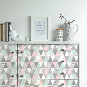 Sticker meuble - Ambiance Sticker - MEUBLE SCANDINAVE JANNA - Scandinave janna - 60x90cm