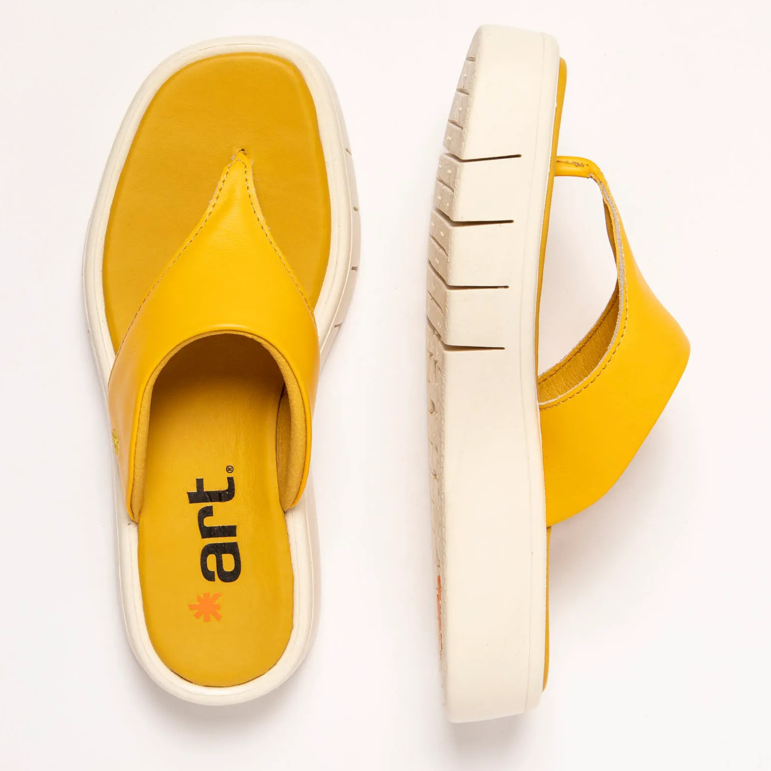 Sandalias 1852 NAPPA YELLOW/ MALAGA color Yellow