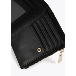 Portafoglio nero e dorato