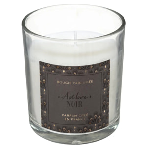 Bougie parfumée Loli 130g avec cloche verre ambre