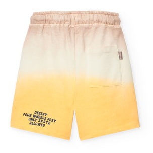 Bermuda en molleton teinte  -BCI