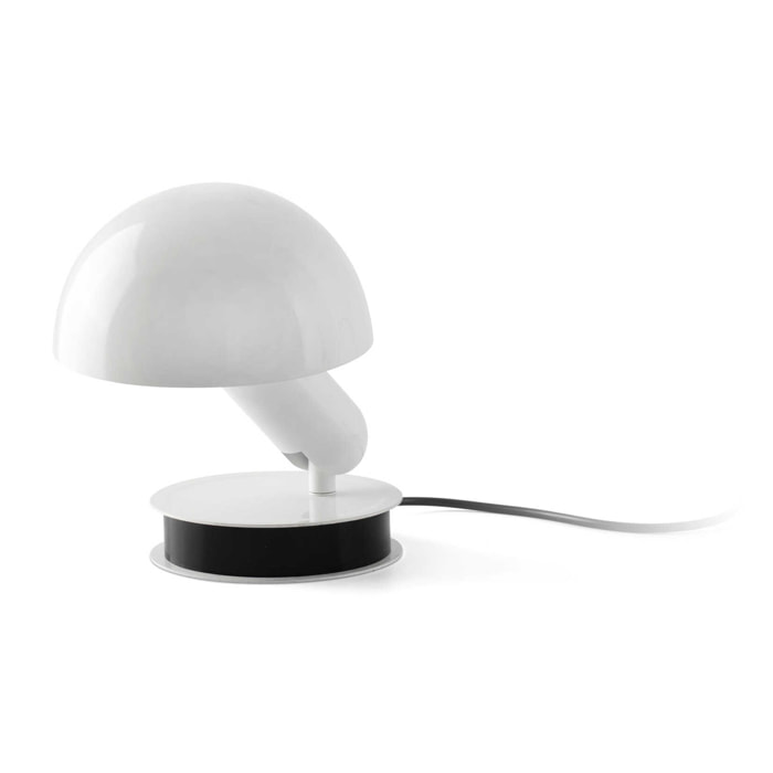 BELA Lampada da tavolo con clip blanc