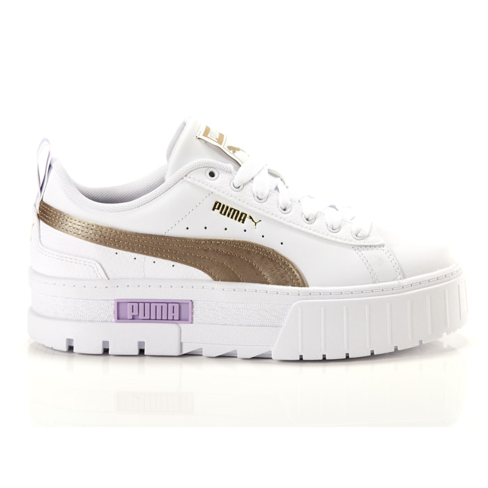 Sneakers Puma Mayze Silky Shine Jr Bianco