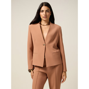 Oltre - Blazer monopetto - Marrone