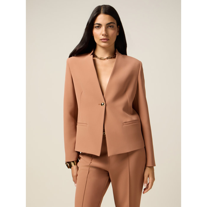 Oltre - Blazer monopetto - Marrone