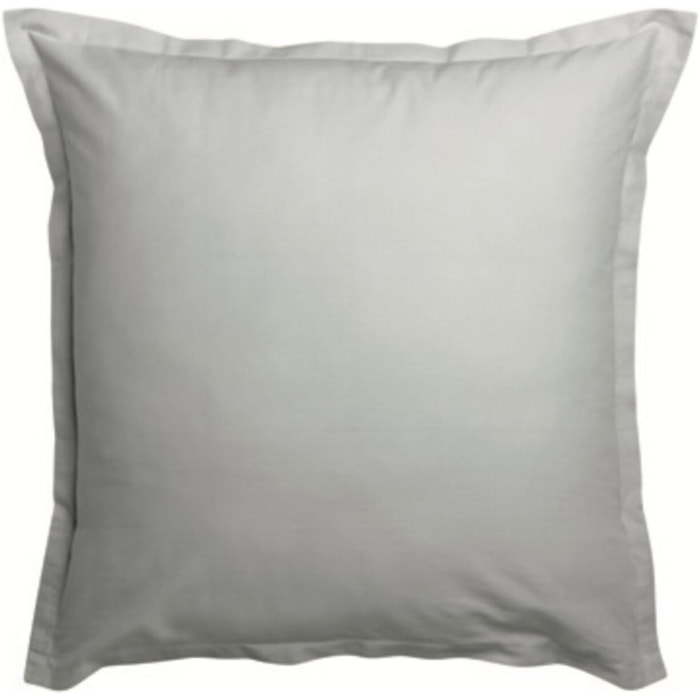 Lot de 2 taies 100% Coton Volant Plat Pique Blanc