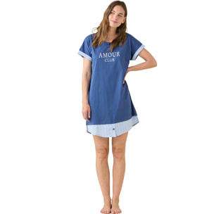 Abitino donna in cotone articolo amourclub Noidinotte