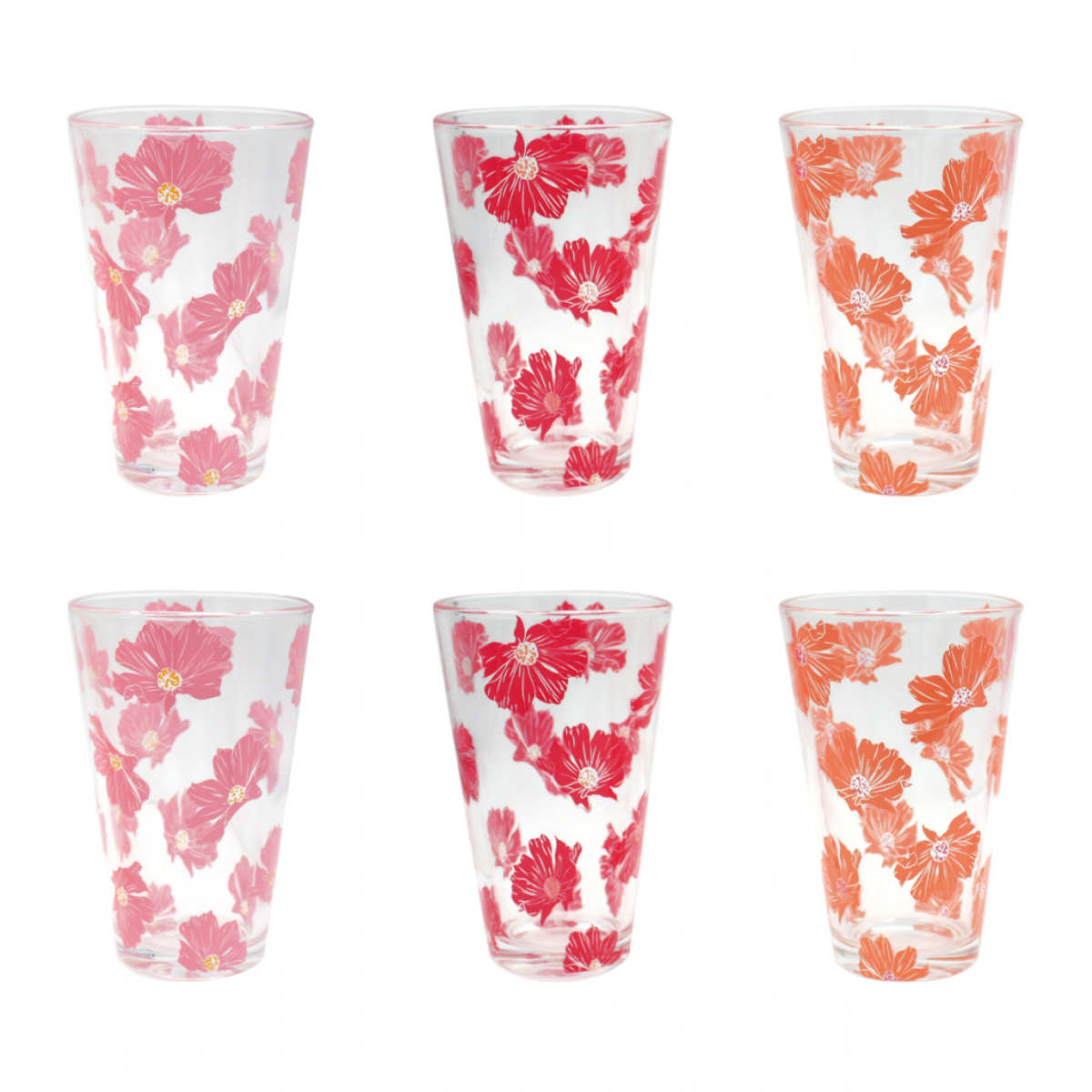 Set de 6 verres, OPHELIA