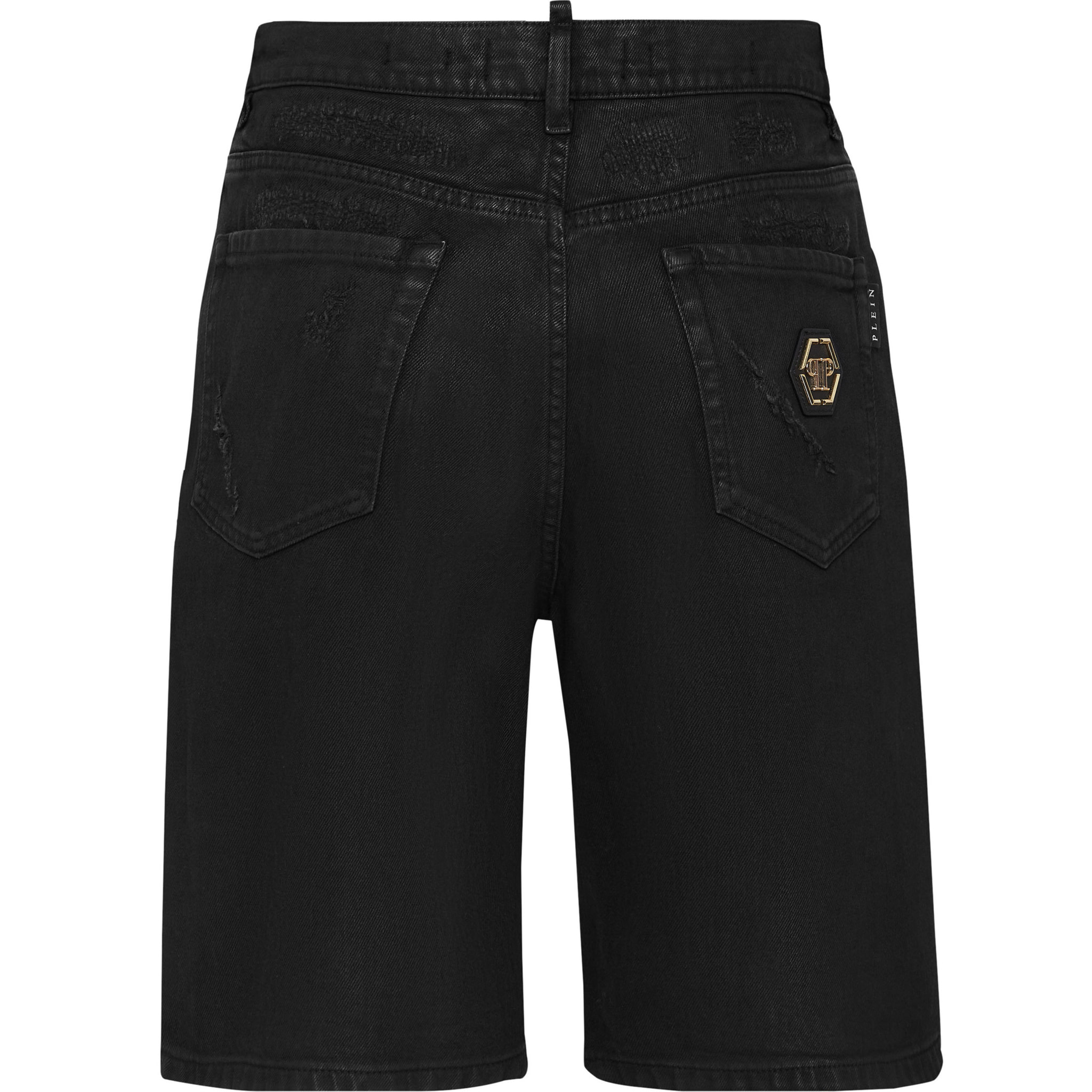 PHILIPP PLEIN Pantalones cortos vaqueros